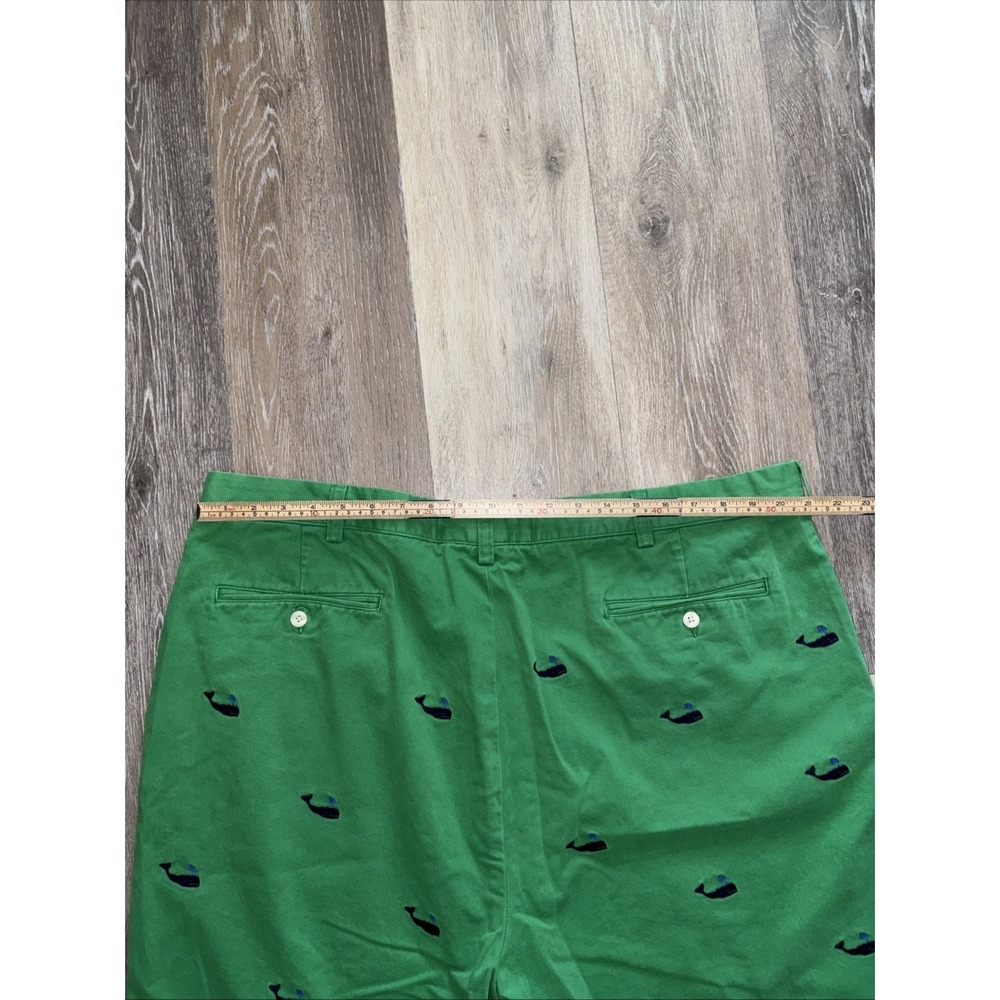 Polo Ralph Lauren Whale Embroidered Shorts Men Size 44B/44G Green Preppy - Picture 8 of 12
